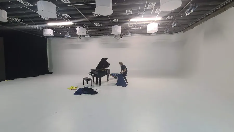 Piano move in progress on a November 2020 job in the Salt Lake Valley.